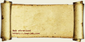 Lana Jakšić vizit kartica